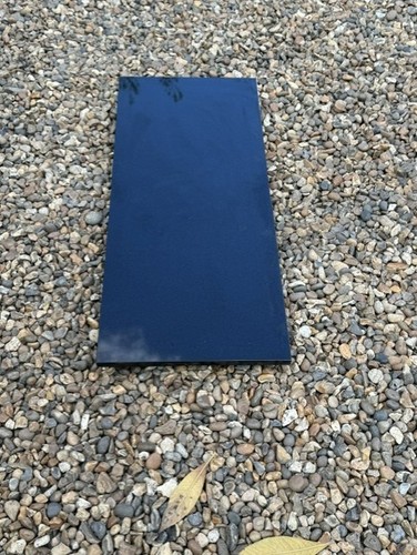 Black granite hearth - black,