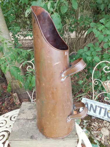 Large old scoop copper - old,