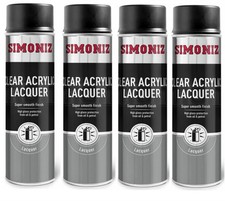 4x Simoniz Clear Acrylic