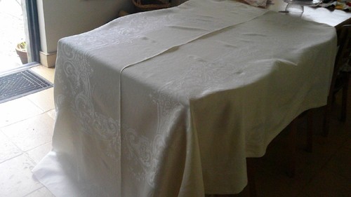 Large vintage cotton blend - vintage,