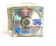 Maxell SX MD 74 Minidisc w Slip Cases Minidisk Minidiscs