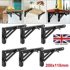 Campervan Folding Bracket Table Extension Shelf Motorhome Caravan Wall Hinges