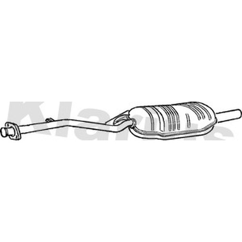 Exhaust rear back box for - exhaust,