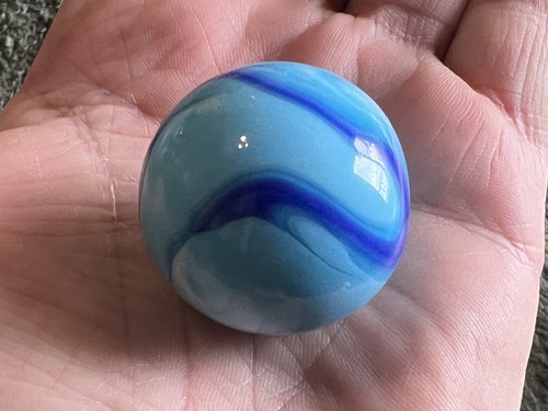 Large blue white glass - large,
