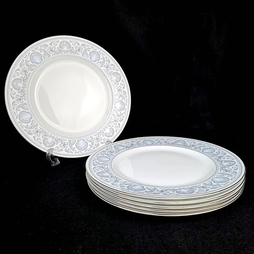 Wedgwood dolphins white dinner - white,
