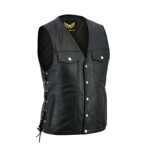 Men denim style - black, bikers
