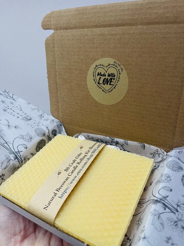 Beeswax sheet honey candle - beeswax, sheet,
