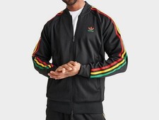 Adidas Originals RASTA Track Top JACKET Jamaica Mens