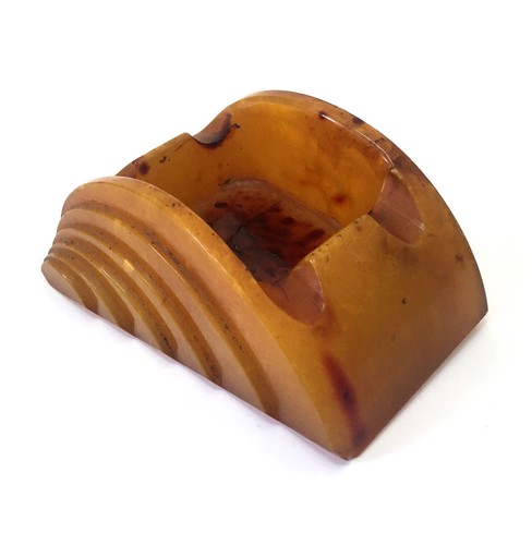 Art deco carvacraft ashtray - deco,