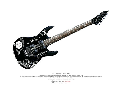 Kirk hammett esp 2 ouija - hammett's,