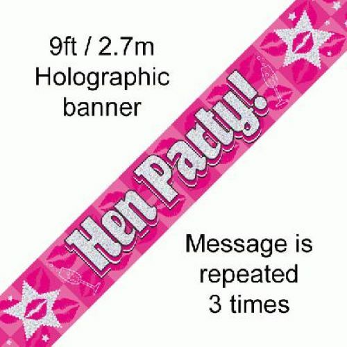 Hen party banner - party, 9ft