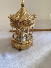 Vintage Gold Gilt Carousel
