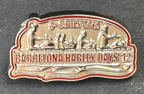 Motorcycle pin badge - pin, harley