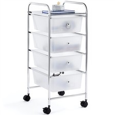 4 Drawers Rolling Storage Cart