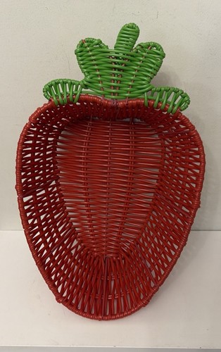 Strawberry shape woven coated - strawberry,