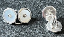 Vintage Silver Buttons, Mother