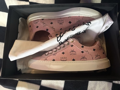 Mcm pink leather shoes - mcm,