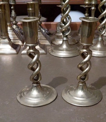 Pair antique victorian cast - pair,