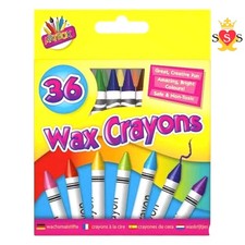 Artbox  Wax Crayons Assorted Colours  Children's Art Craft 1pack of 36PCS