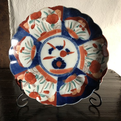 Antique imari plate - antique, 8.5”