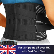 Double Pull Lumbar Lower Back Support Belt Brace Neoprene for Spine Pain Posture