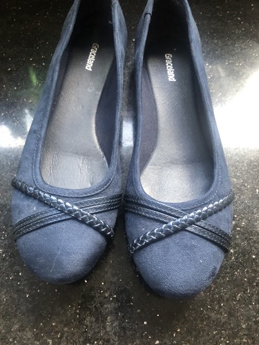 Graceland navy suede effect - graceland,