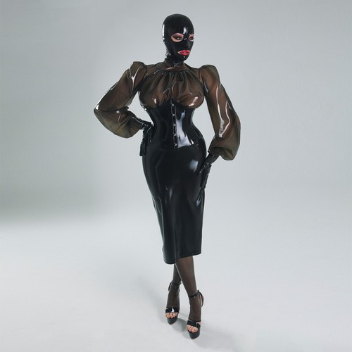 Women latex full - set, with