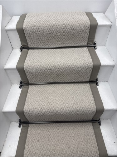 Herringbone carpet stair - herringbone,