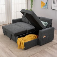 Universal 3 Seater Sofa Bed - Corner Sofa Bed with Storage & Reversible Chaise
