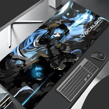 Kawaii Girl Anime Mouse Pad XXL 90x40cm Large Deskmat Laptop Keyboard Non-slip