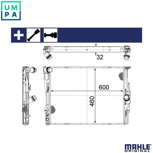 Radiator engine cooling for - radiator,