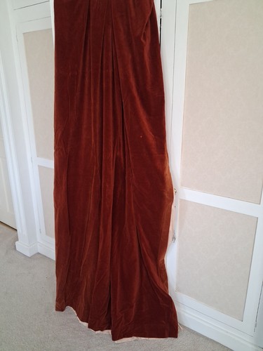 Velvet curtains pair - velvet,