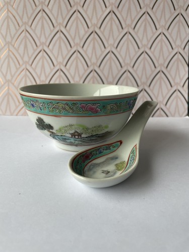 Chinese porcelain landscape - porcelain,
