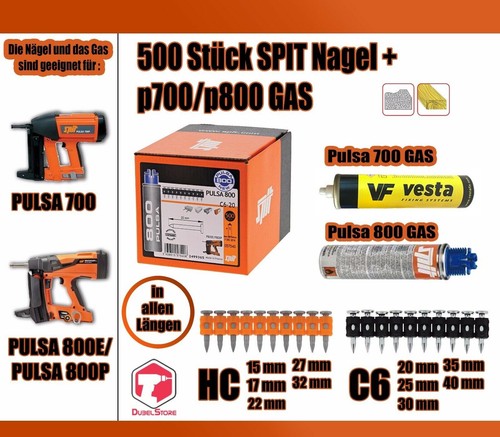 Original spit nails with - c/hc,