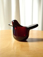 iittala Birds by Toikka Sieppo Seville Brown ✕ Clear 1000 Limited 2015 OOP Exc