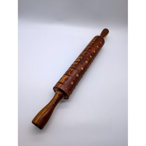 Vintage inlaid dot wood - vintage,
