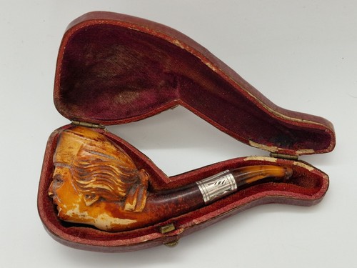 Victorian carved meerschaum - victorian,