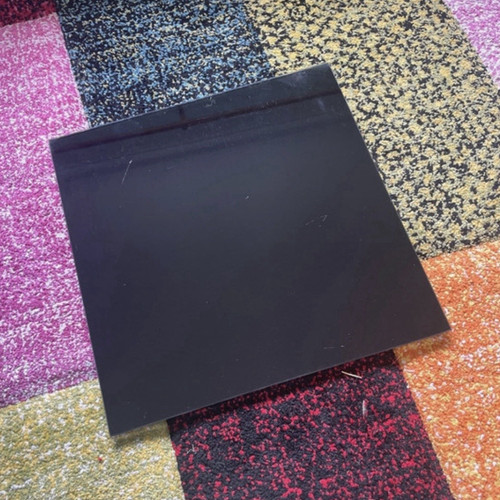 Black glass magnet - glass,
