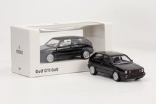 1:43 VW Golf II GTI G60 Volkswagen Black Jet Car Norev Diecast 840063