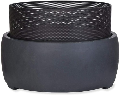 Round fire pit patio - round, garden