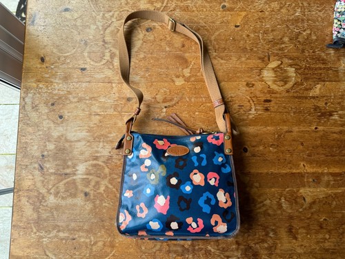 Fossil blue pvc crossbody - fossil,