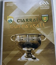Kerry v Donegal All-Ireland GAA football final programme July 2025
