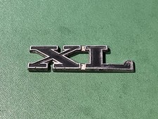XL - VINTAGE METAL CAR BADGE /