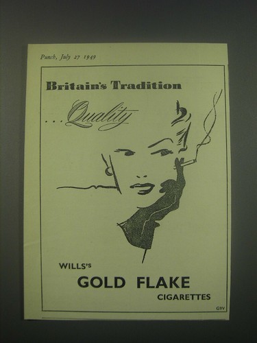 1949 wills gold flake - 1949, wills's