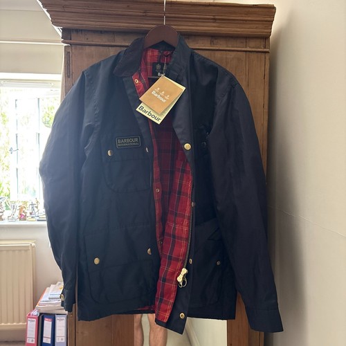 Barbour navy harrington jacket - barbour,