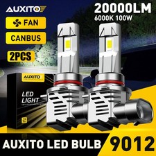 2x HIR2 9012 LED Headlight