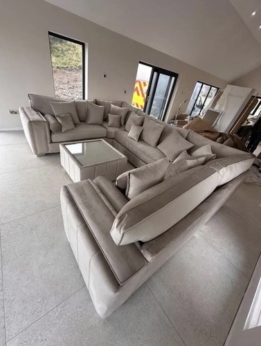 Shape corner sofa beige - sofa, |