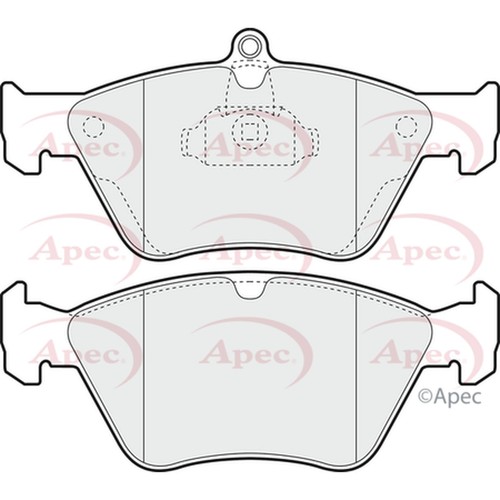 Brake pads set - for, vauxhall