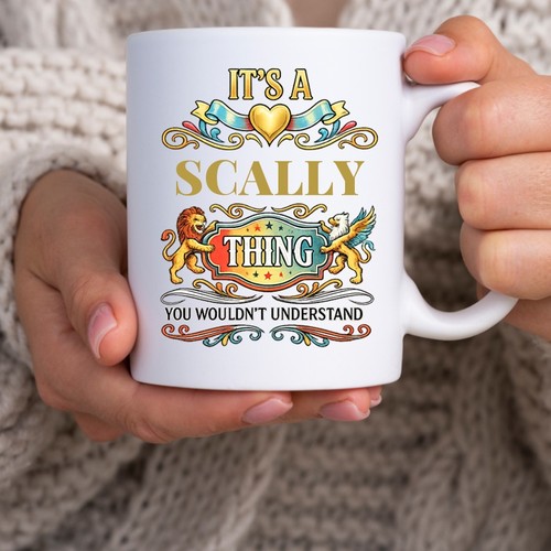 Scally name mug a family - mug,