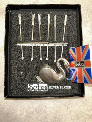 Seba silver plated swan - swan, &